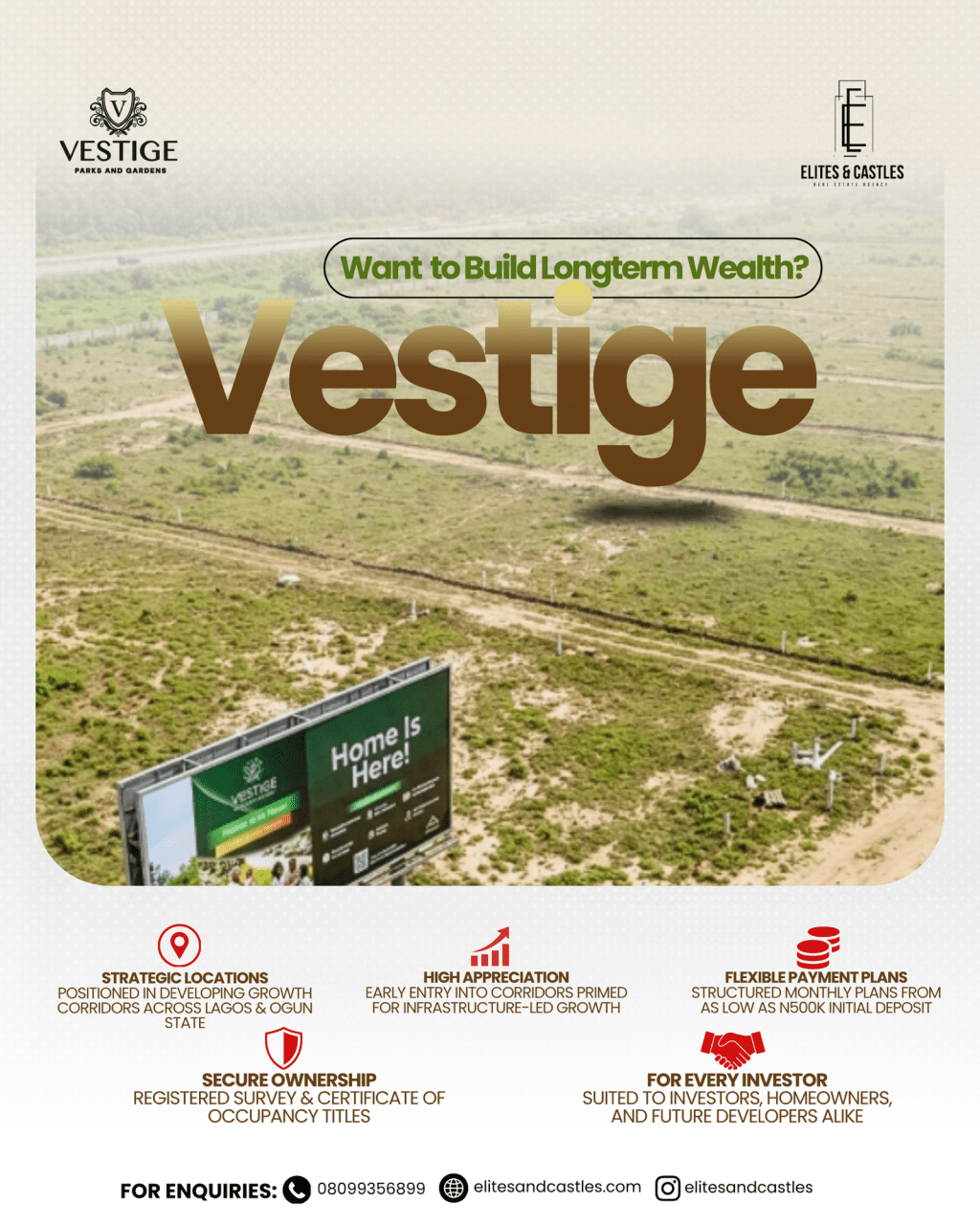 π± Build Wealth That Lasts with Vestige Parks & Gardens