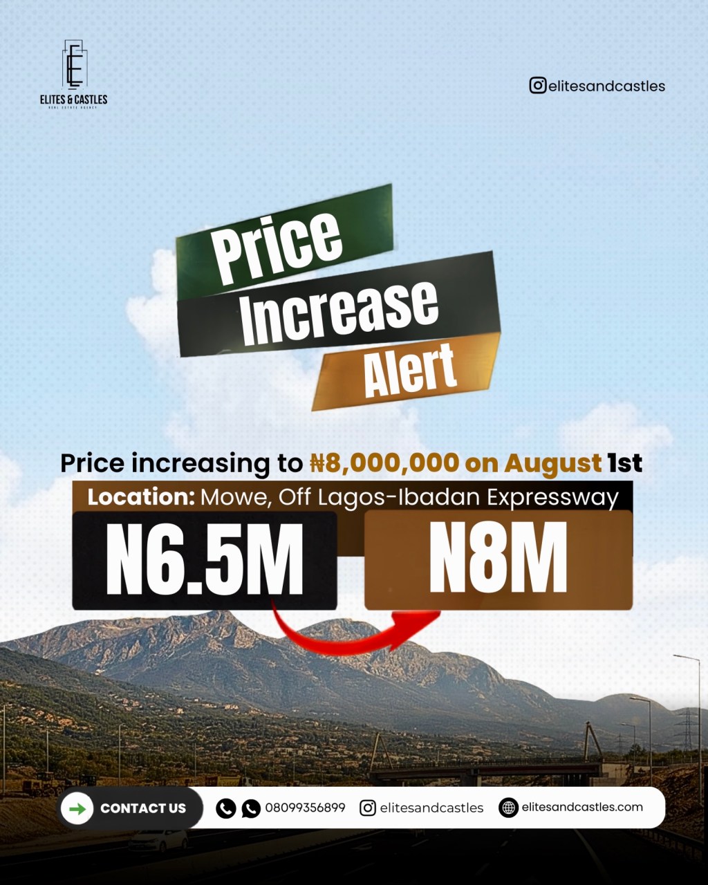 🚨 PRICE INCREASE&nbsp;ALERT