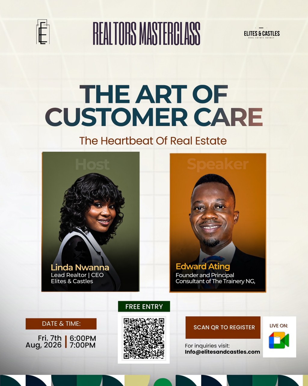 Join us for an exclusive Realtors Masterclass as we explore “The Art of Customer Care: Planning, Plotting,&nbsp;Gaining.”