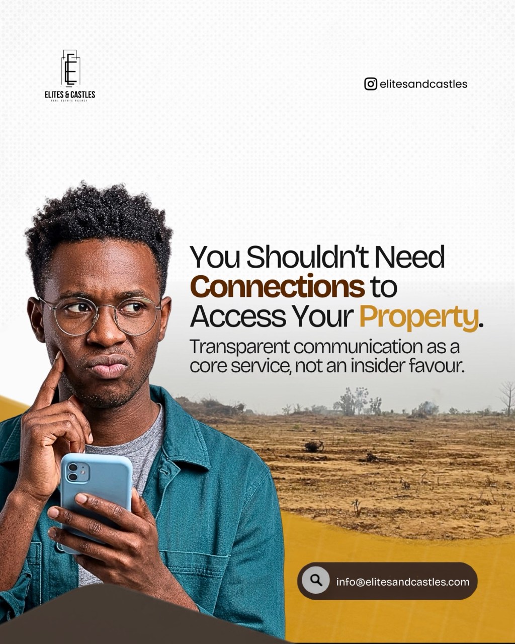 Access to your property shouldn’t depend on who you&nbsp;know.