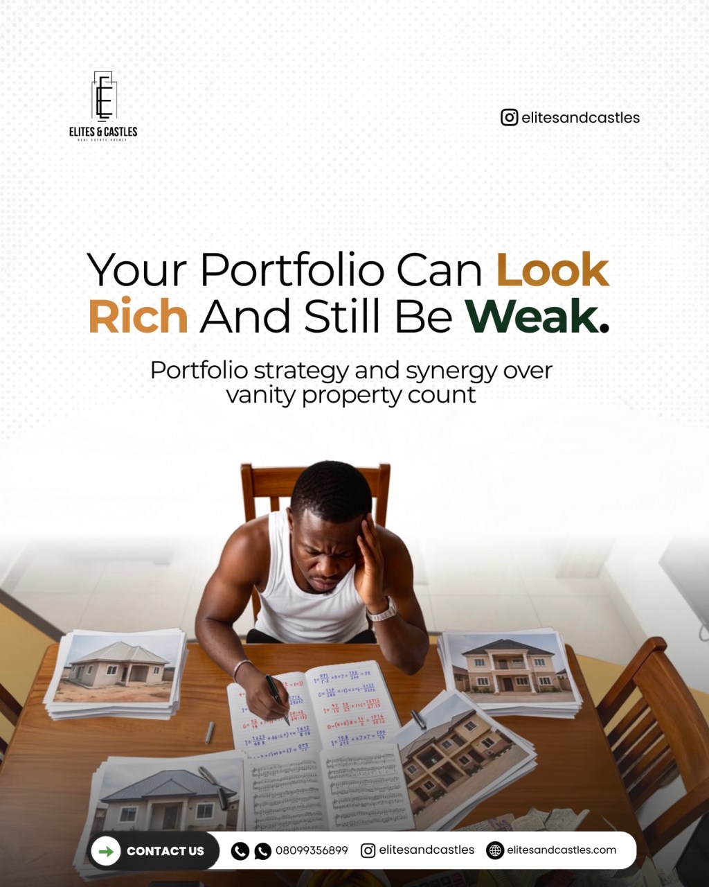 A portfolio isn’t strong simply because it contains more properties. 🏡