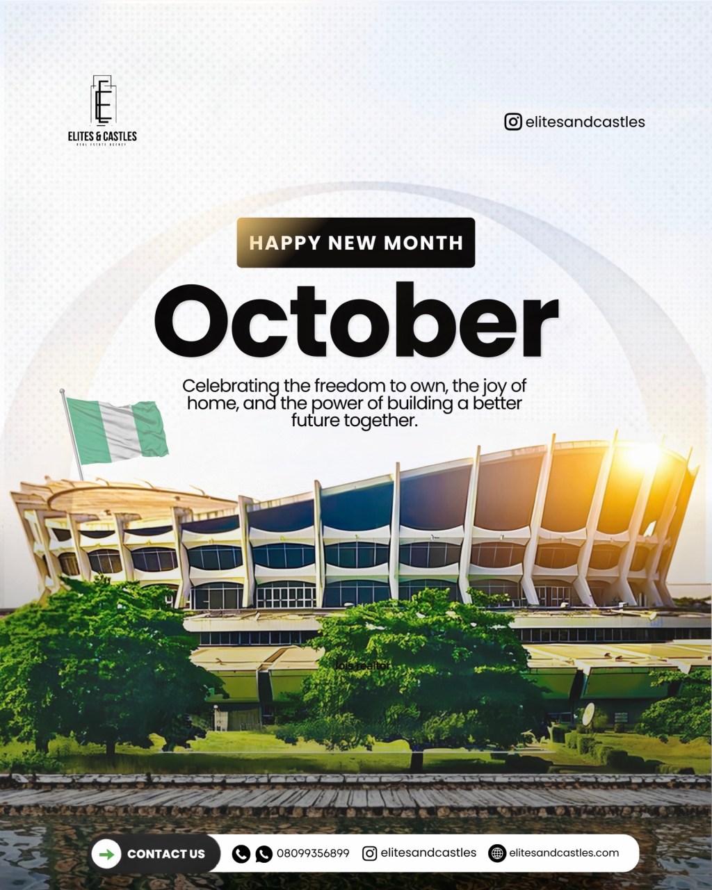 Happy New Month and Happy Independence Day, Nigeria! 🇳🇬✨