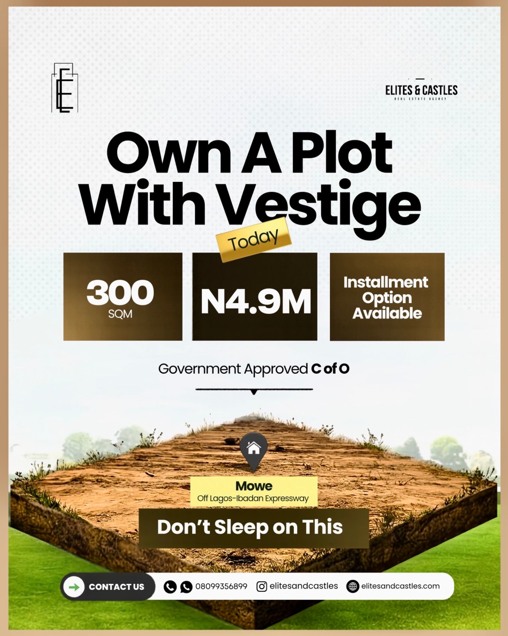 Own a Plot at Vestige Park & Gardens, Lagos Mowe — Starting from ₦4.9M