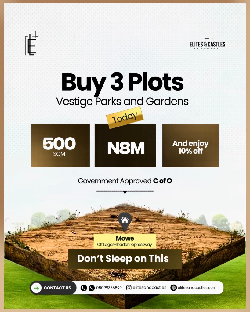 Vestige Park & Gardens Mowe | Land for Sale from ₦4.9M